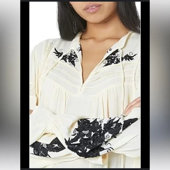 Free People Tusalossa Embroidered Top - Picture 9 of 13